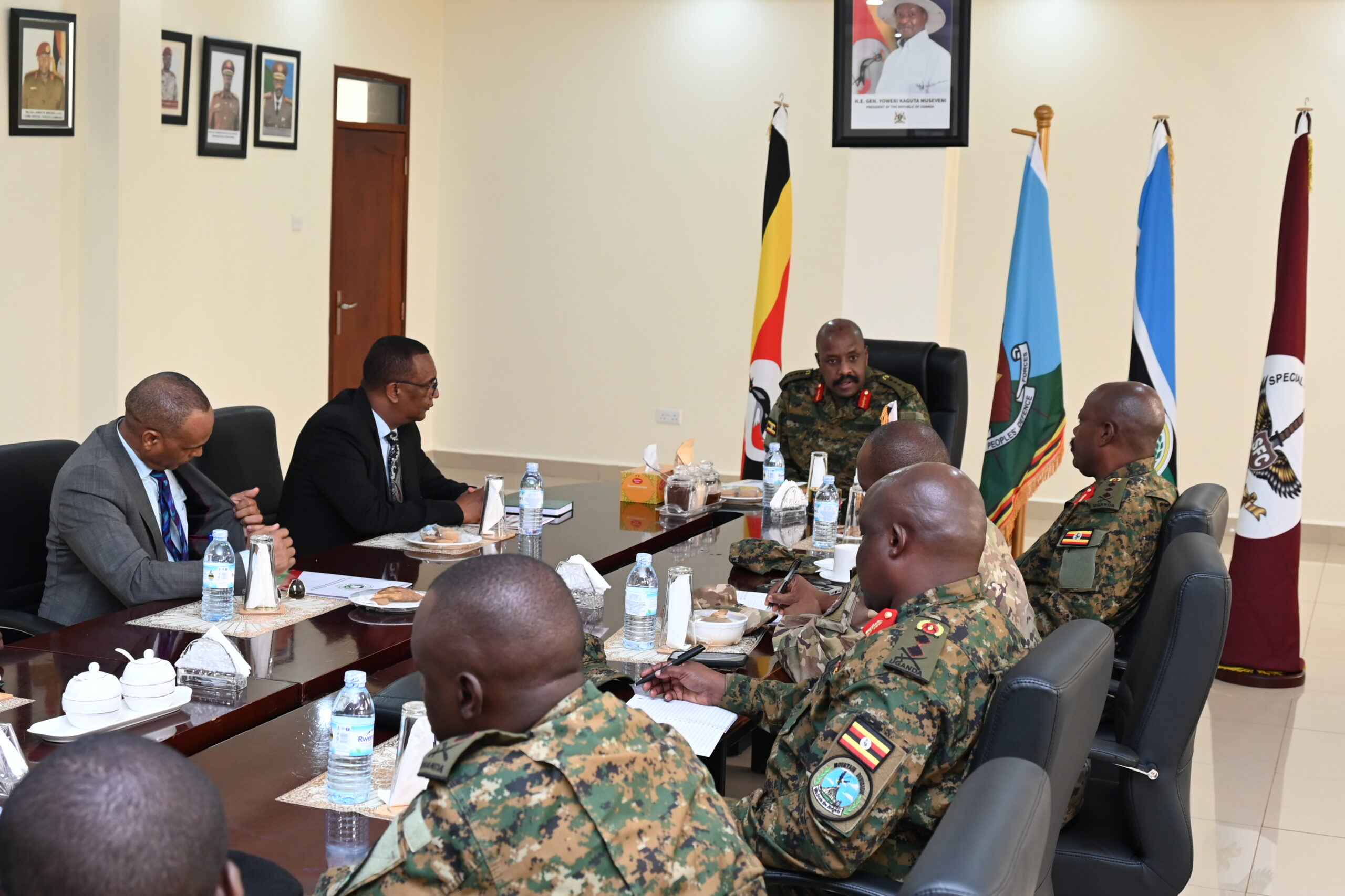 Gen Muhoozi Recieve Briefs Of Situation In South Sudan Ahead Of The Upcoming General Elections