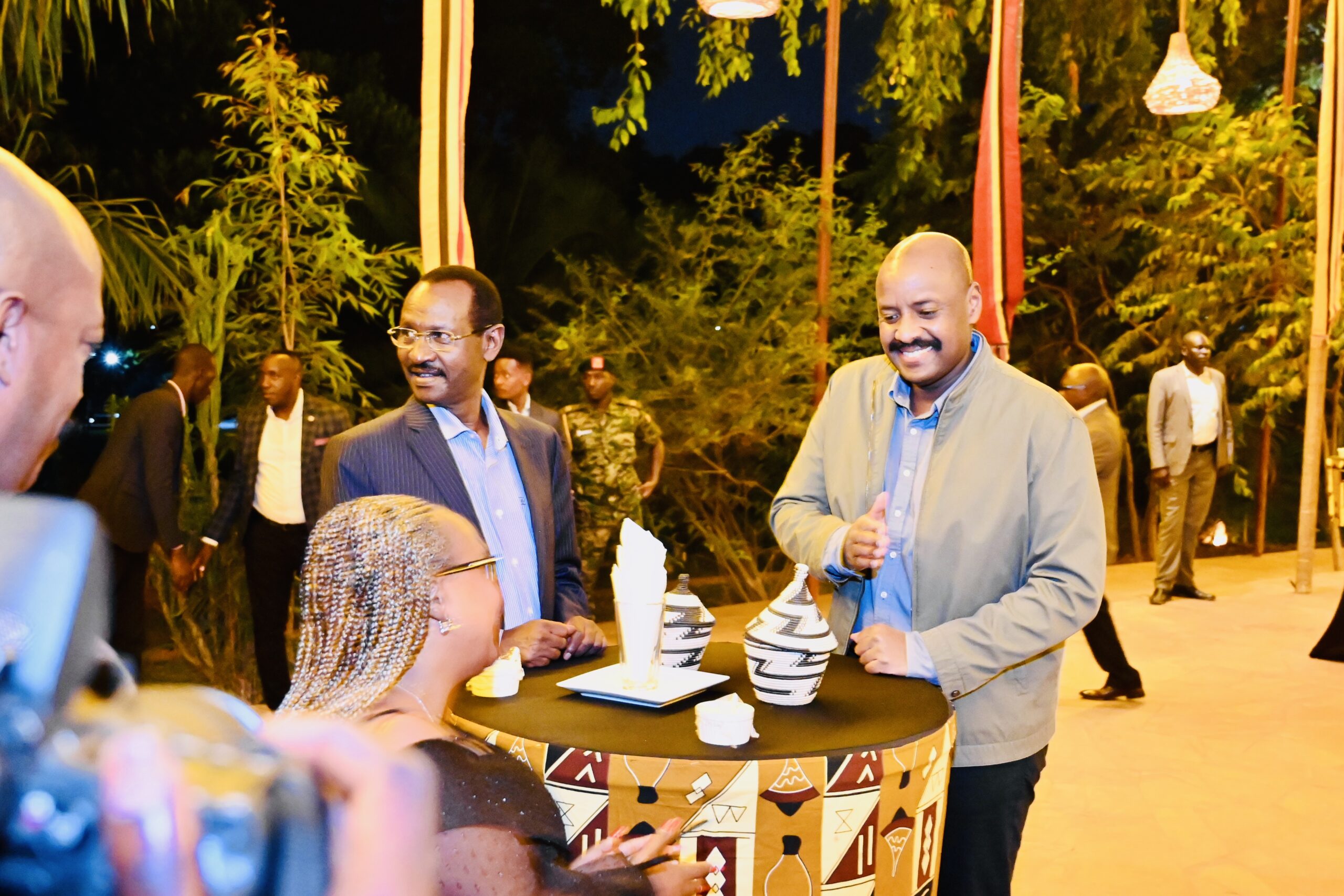 Gen Muhoozi Hosts Ethiopian Military Delegation For A Dinner At Ndere Cultural Center