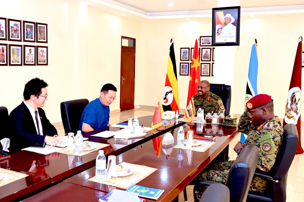 Gen Muhoozi Meets  Chinese Ambassador To Uganda His Excellency Zhang Lizhong