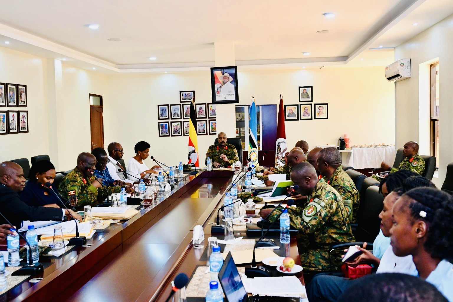 Gen Muhoozi Hosts Another Meeting In Preparation For Late Gen Aronda Memorial Events