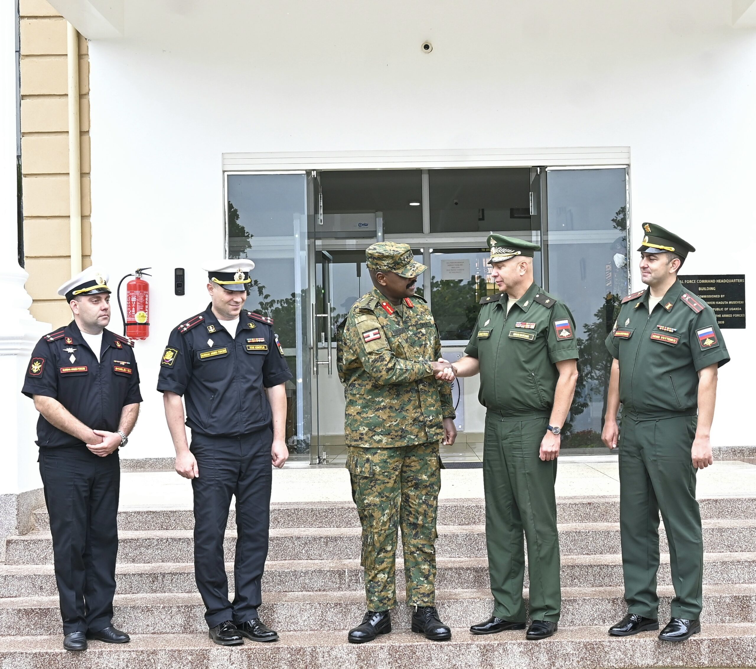 Gen Muhoozi Meets Russian Military Experts