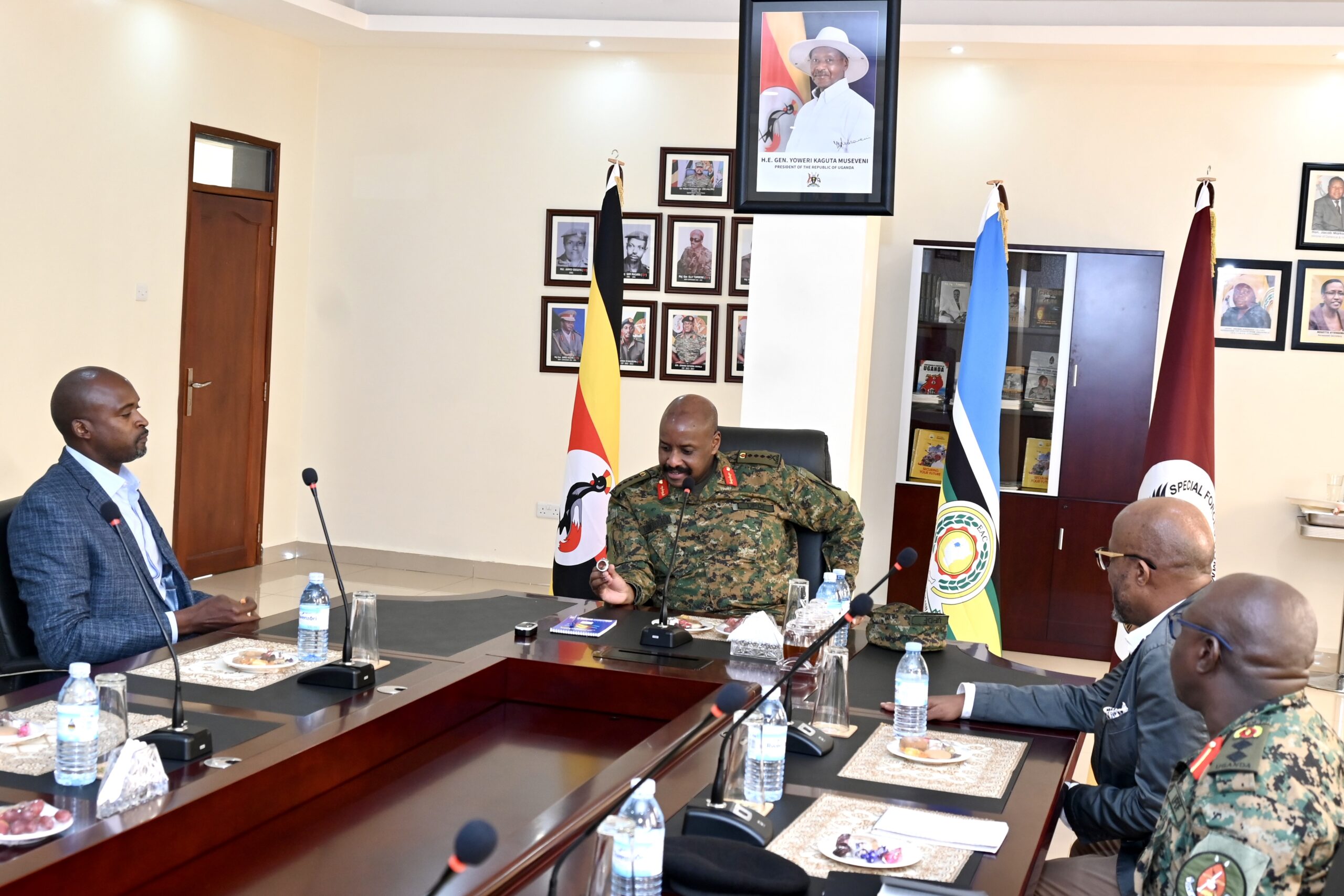 Gen Muhoozi Pledged To Support Mathias Kiwanuka Initiative