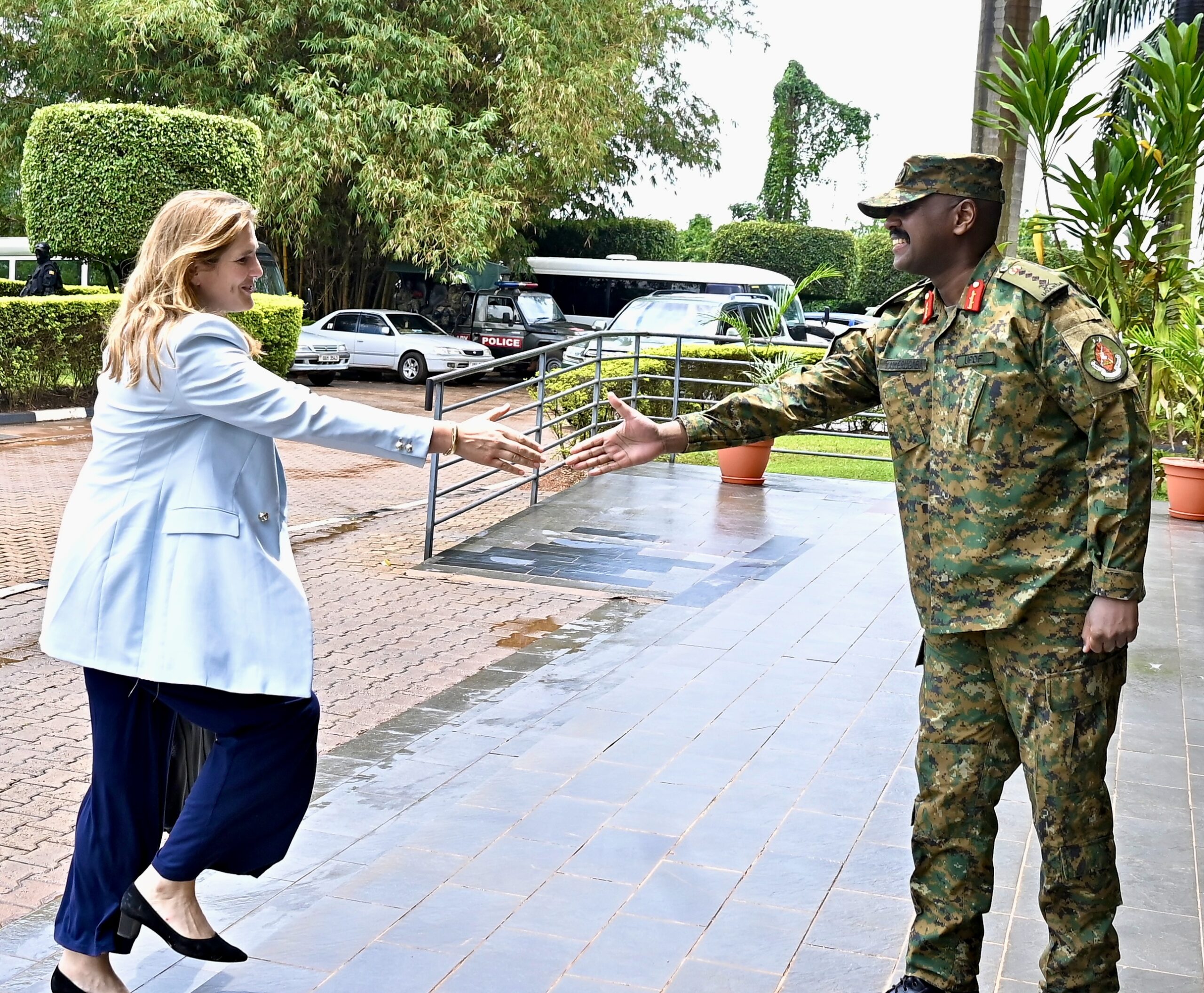 Gen Muhoozi Meets Dutch Ambassador